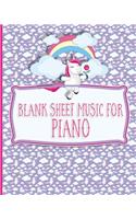 Blank Sheet Music for Piano