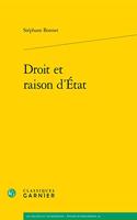Droit Et Raison d'Etat