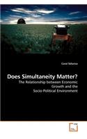 Does Simultaneity Matter?