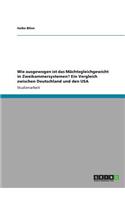 Wie ausgewogen ist das Mächtegleichgewicht in Zweikammersystemen? Ein Vergleich zwischen Deutschland und den USA