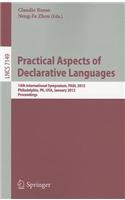 Practical Aspects of Declarative Languages: 14th International Symposium, PADL 2012, Philadelphia, PA, January 23-24, 2012. Proceedings