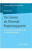 Die Grünen ALS Führende Regierungspartei