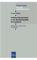 Politikverdrossenheit in Der Bundesrepublik Deutschland