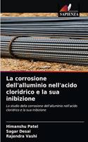 corrosione dell'alluminio nell'acido cloridrico e la sua inibizione