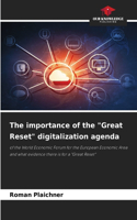 The importance of the "Great Reset" digitalization agenda
