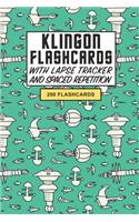 Klingon Flashcards: Create your own Klingon Flashcards. Learn the Klingon language with Active Recall, based on the hit Sci-fi series Star Trek - includes Spaced Repeti