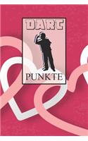 Dart Punkte: Spielblock um deine Punkte zu notieren - mit Dart Outs - Training oder Turnier - Crickets - 301, 501, 701 - Scorer Book