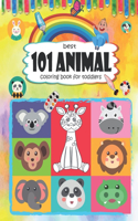 best 101 animal coloring book for Toddlers
