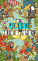 Forest Wildlife Color By Number