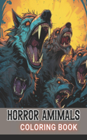 Horror Animals Coloring Book for Adult