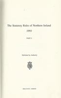 The statutory rules of Northern Ireland 1993