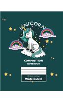 Unicorn Composition Notebook