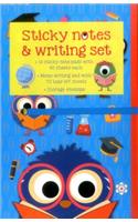 Sticky Notes and Writing Set: School Monsters: Fabulous Wallet-Style Folder Containing 13 Sticky Notepads, a Tear-Off Writing Pad, and Storage Envelope.(English)