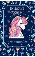 Internet Password Logbook: Password Book, Journal To Protect Your Usernames And Passwords, with Tabs Printed (110 Pages, 5.5 x 8.5) Keeper, Vault, Notebook and Online Organize