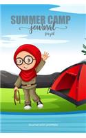 SUMMER CAMP Journal for Girl Journal with prompts