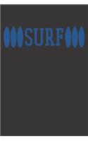Surfing Gift Notebook