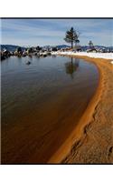 Beautiful Lake Tahoe Water and Rocks Notebook