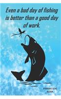 Even a bad day of fishing is better than a good day of work.