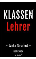 Notizbuch für Lehrer / Lehrerin / Erzieher - Abschiedsgeschenk / Dankeschön