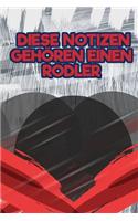 Diese Notizen Gehören Einen Rodler: Dein Persönliches Notizbuch - Schreibe Deine Erlebnisse Und Gedanken Auf - Tagebuch Journal Taschenbuch Merkbuch Logbuch Schreibheft Männer Und Frau
