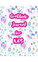 Gratitude Journal for Kids: 5-Minute Daily Diary of Positivity with Cute Unicorn Matte Cover Design Notebook Prompts to Write In Per Day - Perfect Gift for Girls, Boys, Teens, 