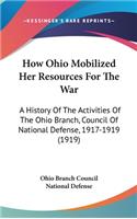 How Ohio Mobilized Her Resources For The War