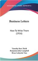 Business Letters