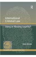 International Criminal Law