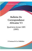 Bulletin De Correspondance Africaine V3