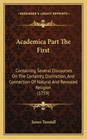 Academica Part The First