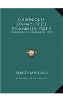 Chroniques D'Amadi Et De Strambaldi, Part 2