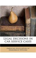 Legal Decisions in Car Service Cases