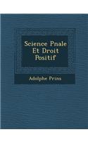 Science P&#65533;nale Et Droit Positif