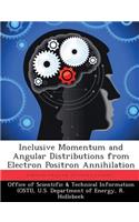 Inclusive Momentum and Angular Distributions from Electron Positron Annihilation