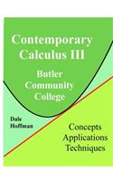 Contemporary Calculus 3rd Semester