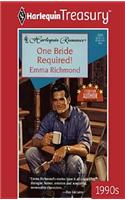 One Bride Required!