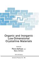 Organic and Inorganic Low-Dimensional Crystalline Materials