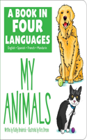 Book in Four Languages: My Animals