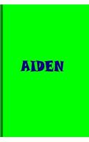 Aiden - Personalized Journal