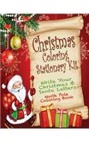 Christmas Coloring Stationary Kit