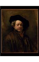 100 Page Unruled Blank Notebook - Self-Portrait - Rembrandt Van Rijn - 1660