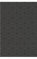 Journal Pretty Damask Design Dark Colors