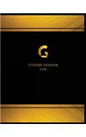 Fitness Trainer Log (Logbook, Journal - 125 pages, 8.5 x 11 inches)