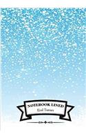 Lined Notebook - Snowflakes: Notebook Journal Diary, 110 Lined Pages, 7 X 10