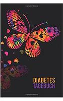 Diabetes Tagebuch: Schmetterling