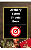 Archery Score Sheets Book