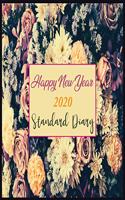 Happy New Year 2020 Standard Diary: New Year Gift 2020 - Christmas Gift 2020 - 2020 Planner - Pretty Simple Planners - Botanical Floral - Gift For year 2020