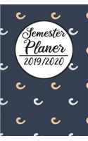 Semester Planer 2019 / 2020: Semesterplaner 2019 2020 - Studienplaner A5, Semesterkalender, Timer, Uni Planer