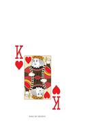 King Of Hearts: Poker Card Notebook With Lined College Ruled Paper For Work, Home Or School. Cool 8.5 x 11 Notepad Journal For Taking Notes, Diaries Or Journaling F