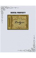 Rental Property Ledger: Simple rental property record log ledger book to register debits and credits for income properties